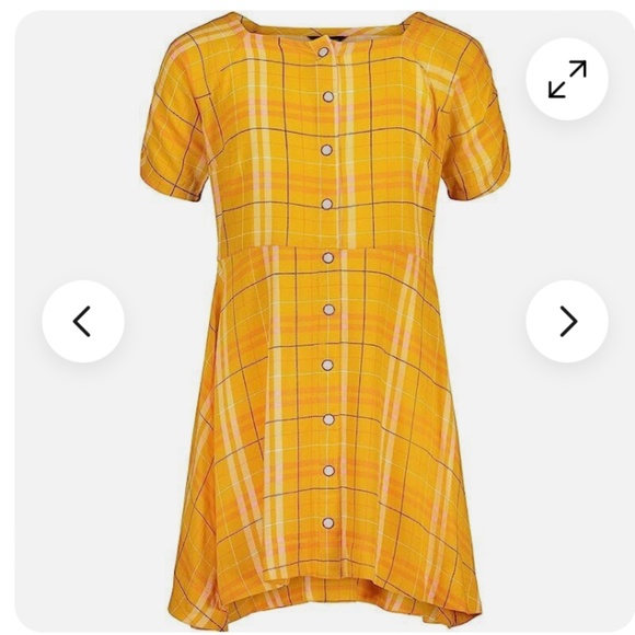NWT Tommy Hilfiger Girl Short Sleeve 90’s Dress Square Neck Summer photo 12/14